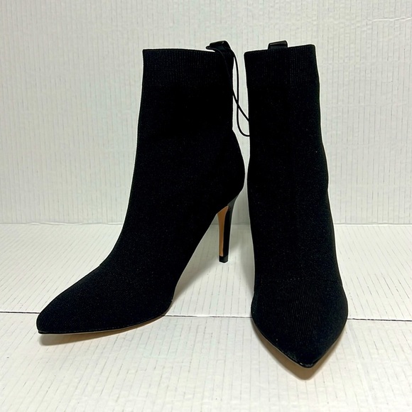 XOXO WOMEN BLACK BOOTIES SIZE 8 HEEL 3.5” - Picture 5 of 6